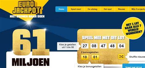 trekkingsuitslag eurojackpot.